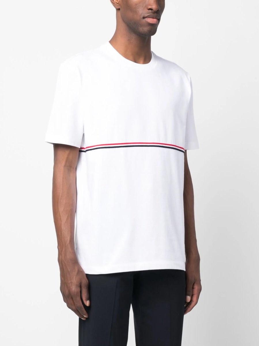 Tricou Thom Browne alb - Img 3