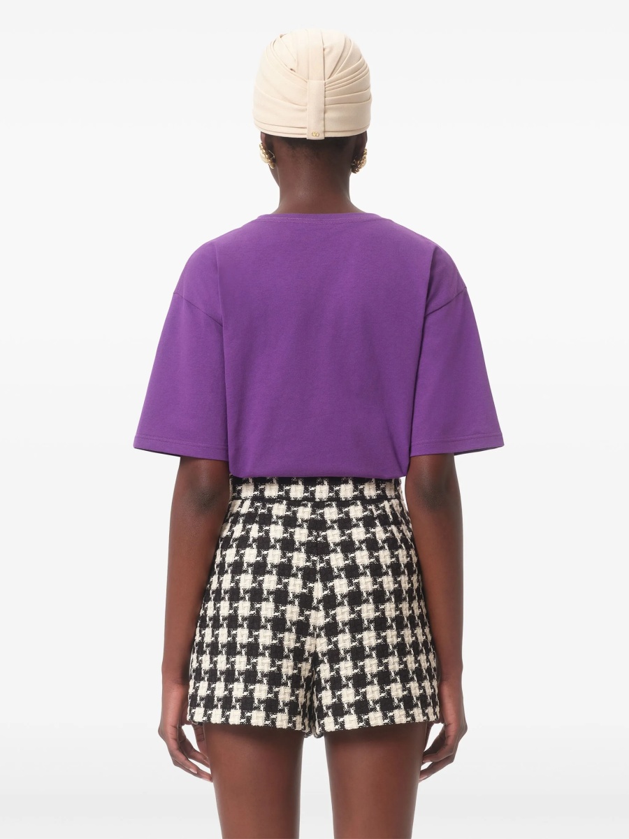 Tricou Valentino Garavani violet - Img 4