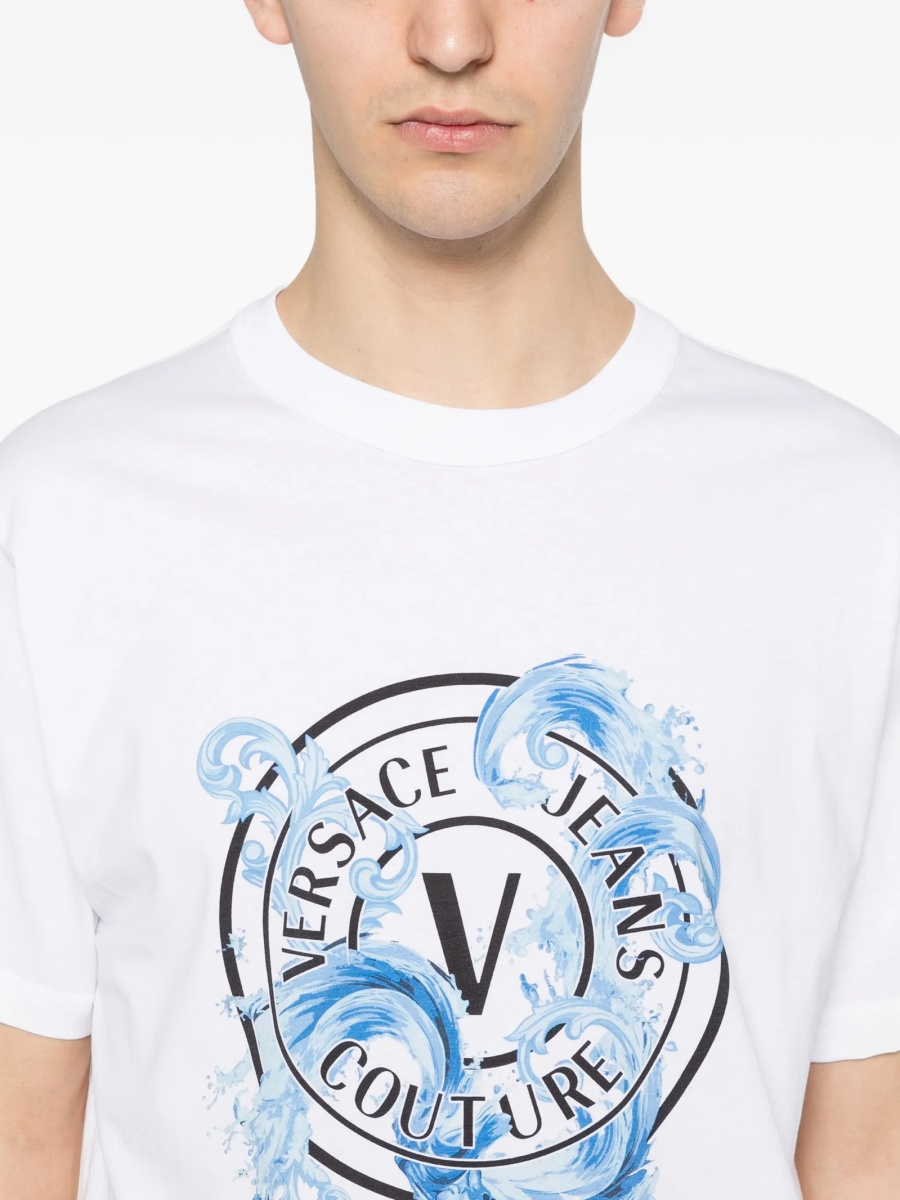 Tricou Versace Jeans Couture alb - Img 5
