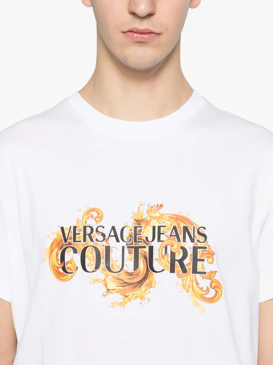 Tricou Versace Jeans Couture alb - Img 5