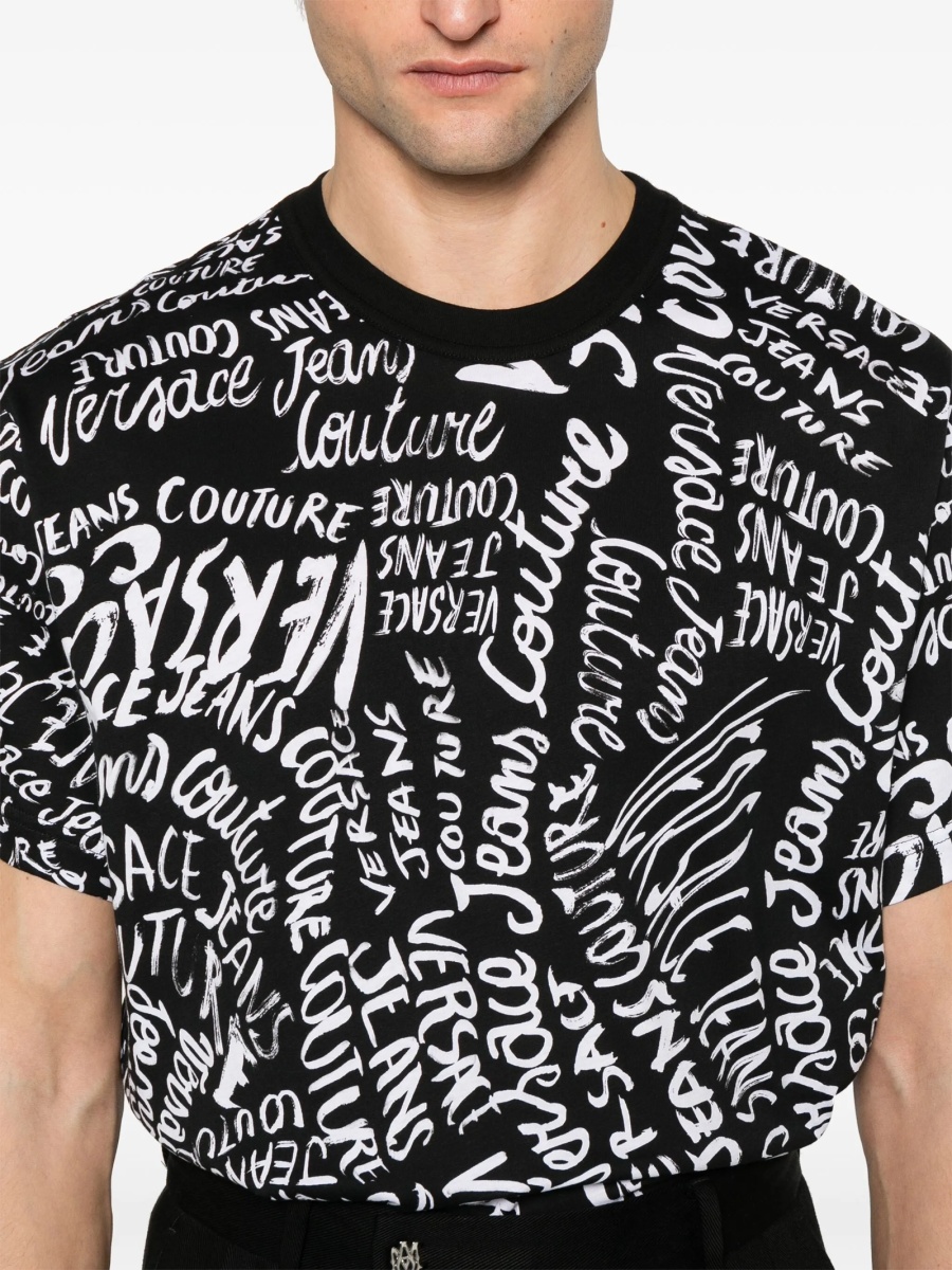 Tricou Versace Jeans Couture negru - Img 4