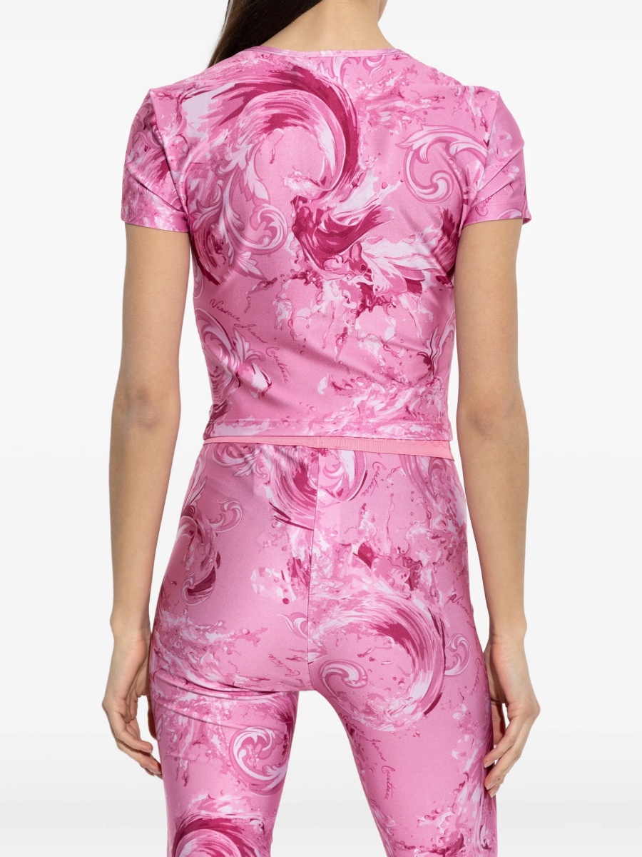 Tricou Versace Jeans Couture roz - Img 4