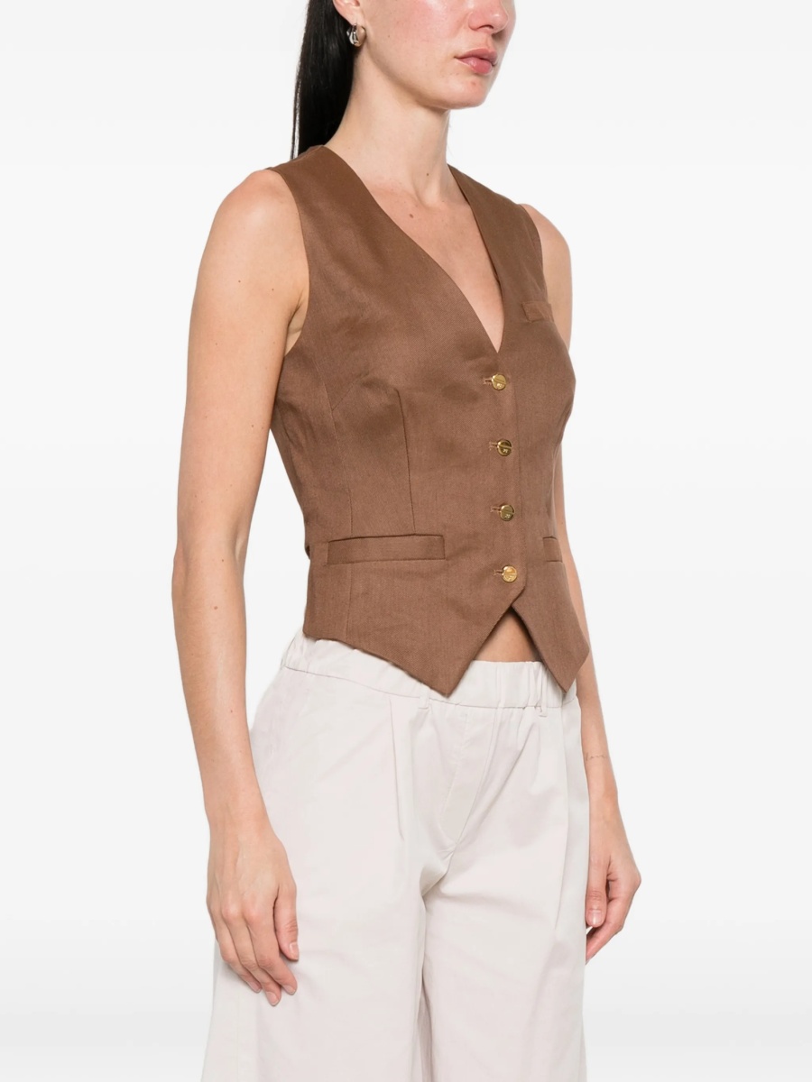 Vesta Elisabetta Franchi maro din in si spandex/elastan - Img 3