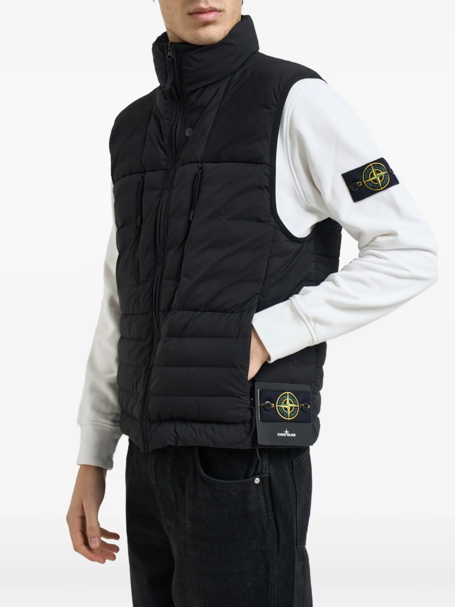 Vesta Stone Island neagra din poliamida si elastan - Img 2