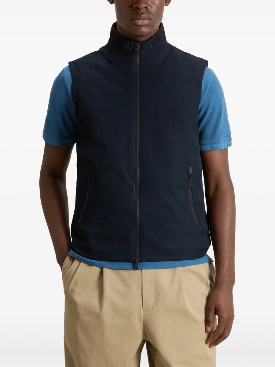 Vesta Woolrich albastra din polyester - Img 3