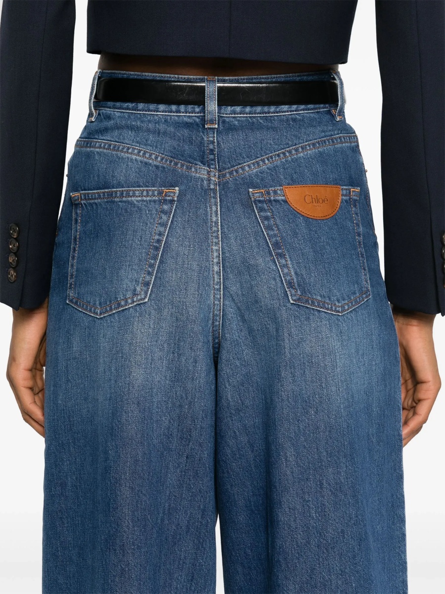 Wide-Leg Denim Jeans - Img 5