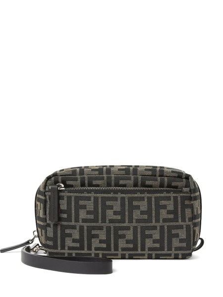 Accesorii de voiaj Fendi maro din polyester si bumbac