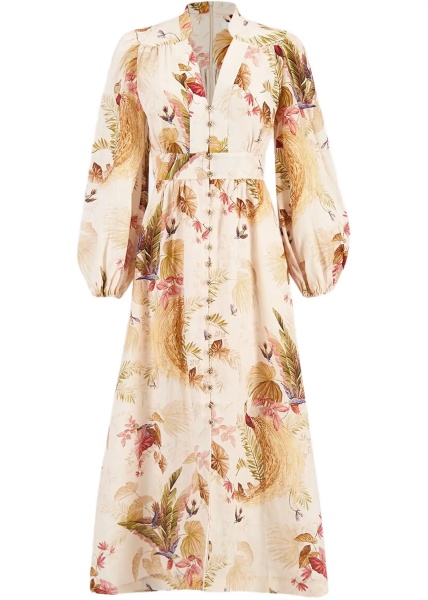 "Ascension Plunge" Midi Dress