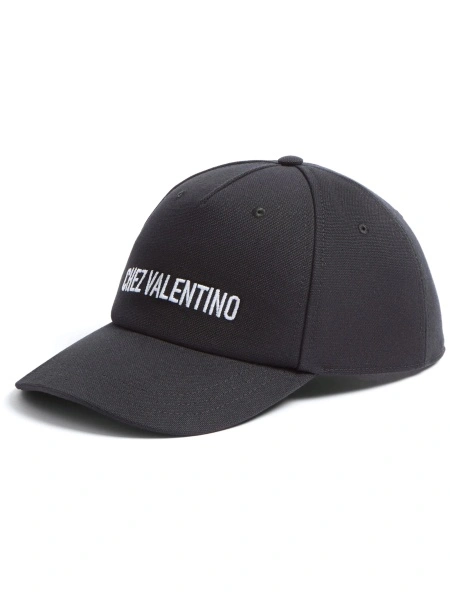 Basca Valentino Garavani neagra din polyester si bumbac