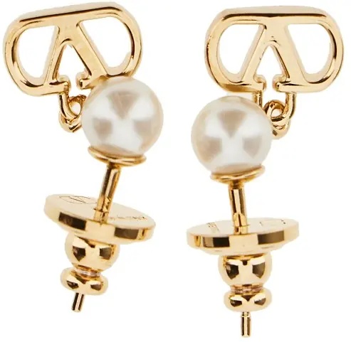 Bijuterii 'Vlogo Signature' earring with pearl