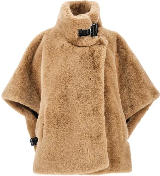 Blanuri Faux fur cape
