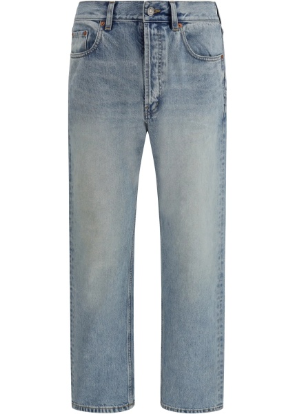 Blugi Cotton Denim Jeans with stonewashed finish