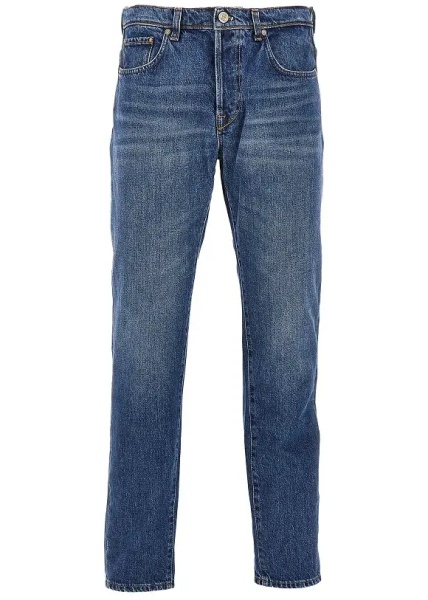 Blugi Cotton denim tapered fit jeans