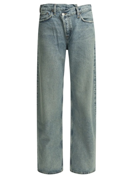 Blugi "Criss Cross" wide leg jeans
