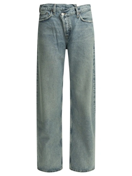 Blugi "Criss Cross" wide leg jeans