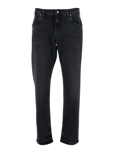 Blugi Dolce & Gabbana negri din denim