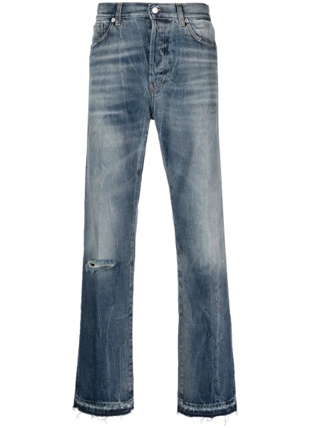 Blugi drepti Department Five albastri