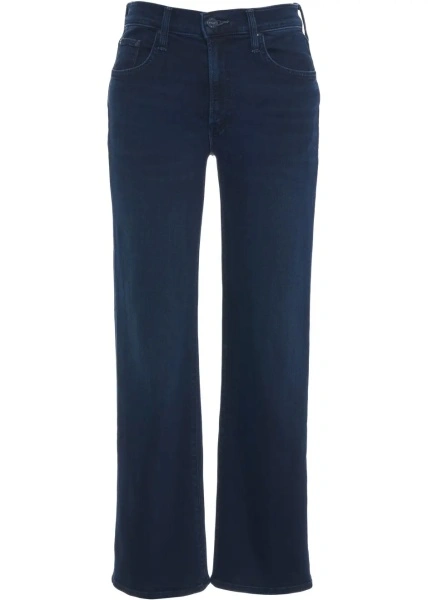 Blugi drepti MOTHER negri din denim