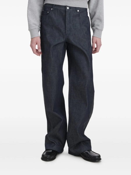 Blugi evazati A.P.C. albastri