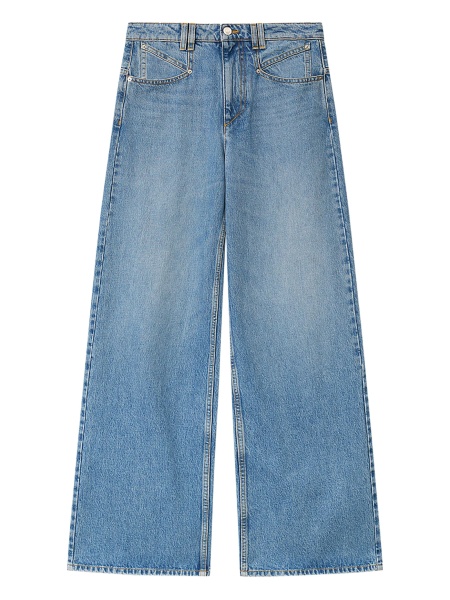 Blugi evazati Isabel Marant albastri