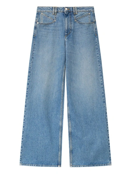 Blugi evazati Isabel Marant albastri