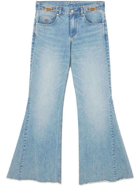 Blugi evazati Stella McCartney albastri