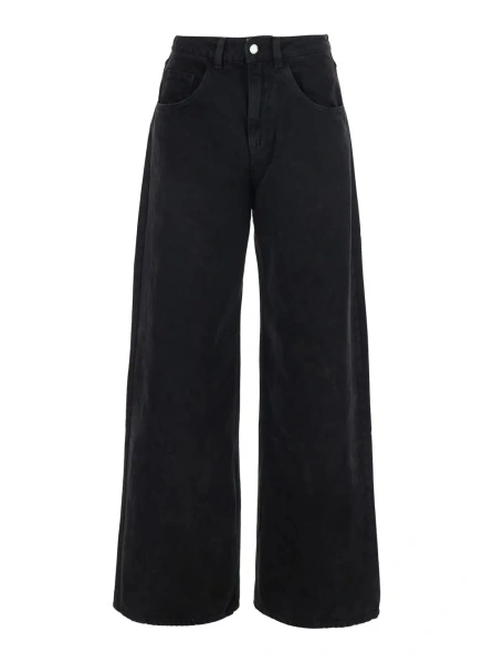 Blugi Icon Denim negri din denim