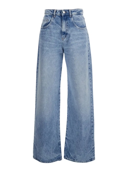 Blugi Jeans 'WOMAN JEANS' with five pockets in Blue Organic Cotton for Women