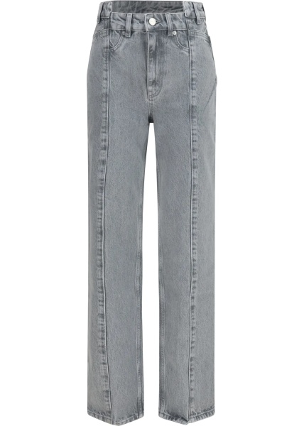 Blugi Rigid denim cuffed Jeans