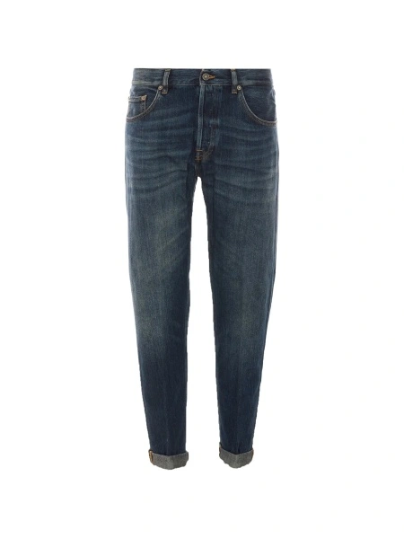 Blugi slim fit Dondup albastri