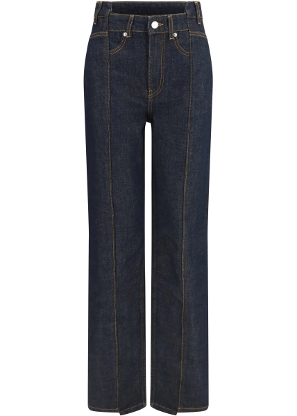 Blugi Slub Denim Fold Jeans