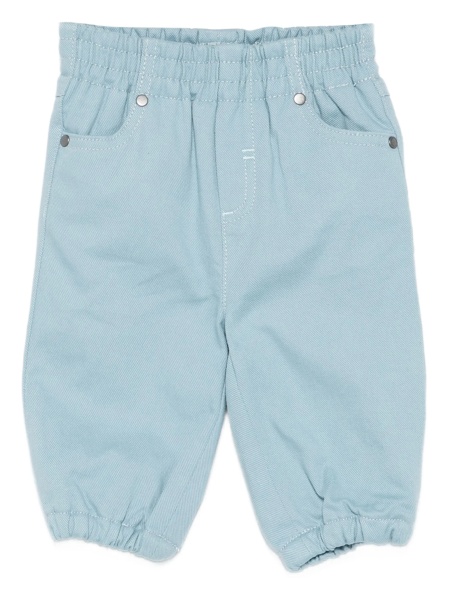 Blugi Stella McCartney albastri din bumbac