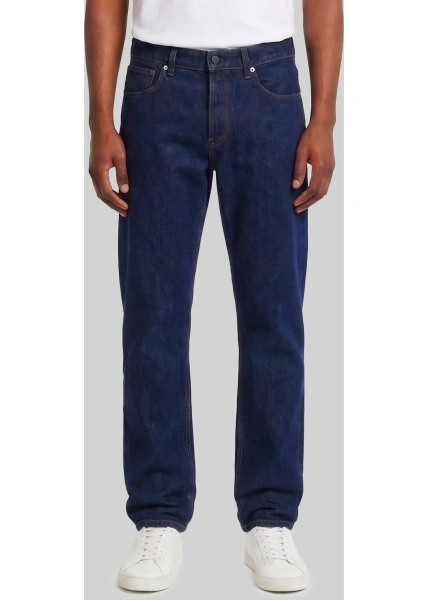 Blugi Stone Island albastri din denim