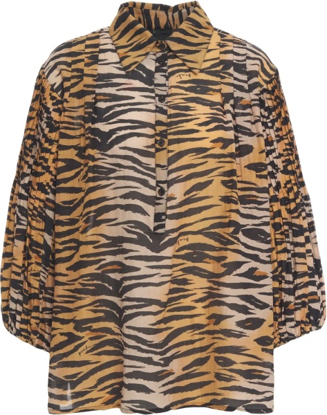 Bluza Blouse with animal print 'Darcey'