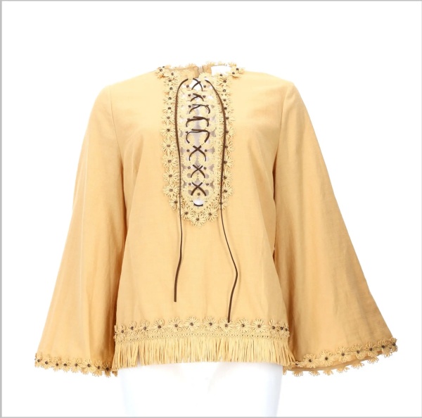 Bluza Blusa Con Frange