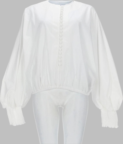 Bluza Camicia Con Manica A Pipistrello