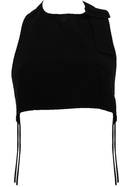 Bluza Cropped Top With Open Back
