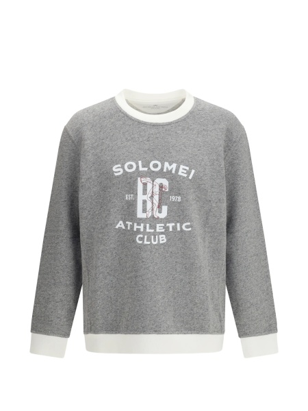 Bluza de trening Brunello Cucinelli gri