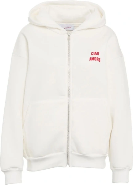 Bluza de trening Ciao Amore alba