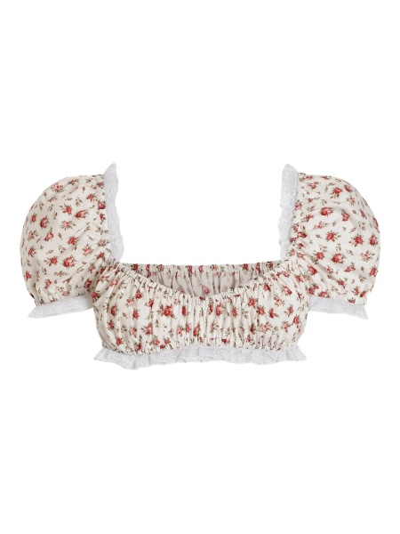 Bluza Dolce & Gabbana alba din bumbac si poliamida
