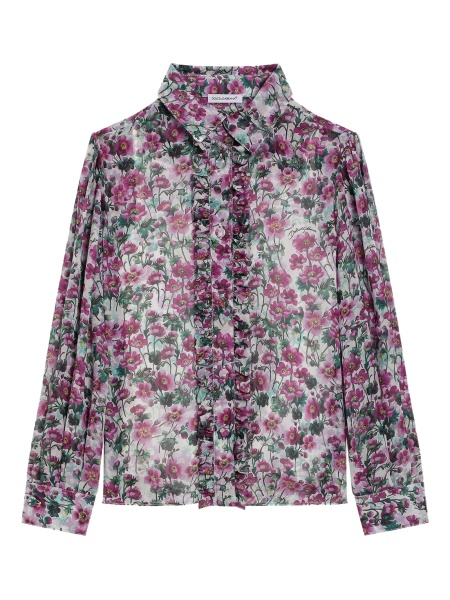 Bluza Dolce & Gabbana roz din matase