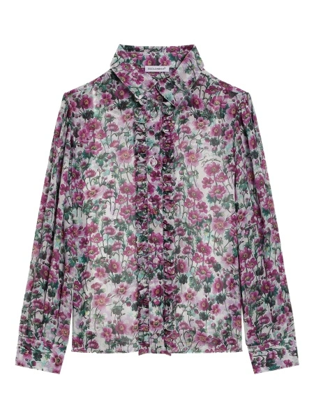 Bluza Dolce & Gabbana roz din matase