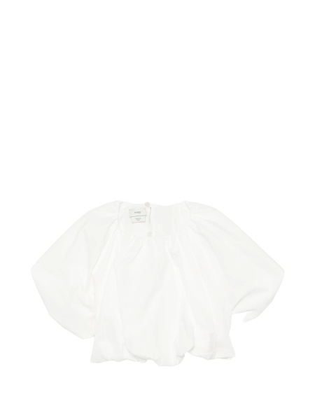 Bluza Fendi alba din bumbac