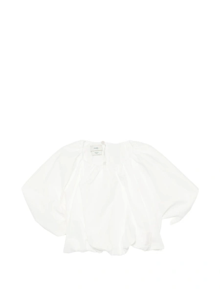 Bluza Fendi alba din bumbac