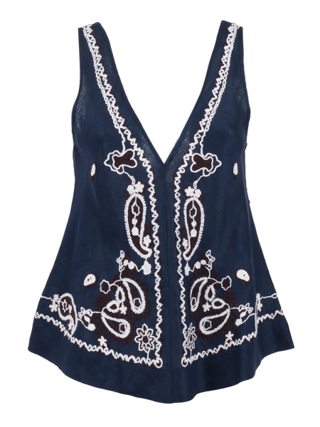 Bluza P.A.R.O.S.H. BLOUSE WITH EMBROIDERY P.A.R.O.S.H. BLOUSE WITH EMBROIDERY