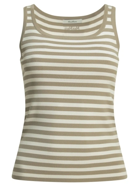 Bluza Striped fitted tank top