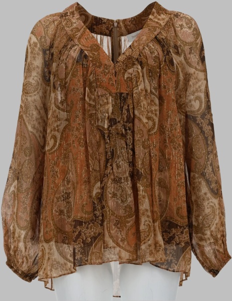 Bluza Top Con Maniche A Pipistrello "Carousel"