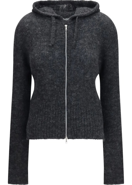 Bluza trening Alpaca-blend Zip-Up Hoodie