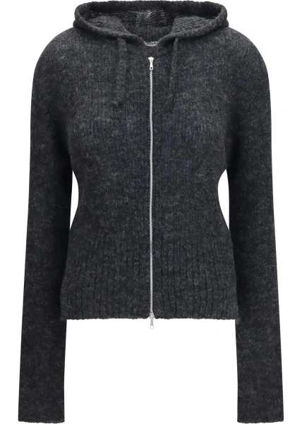 Bluza trening Alpaca-blend Zip-Up Hoodie