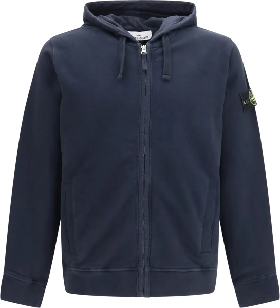 Bluza trening Cotton Hoodie with zip and Compass logo